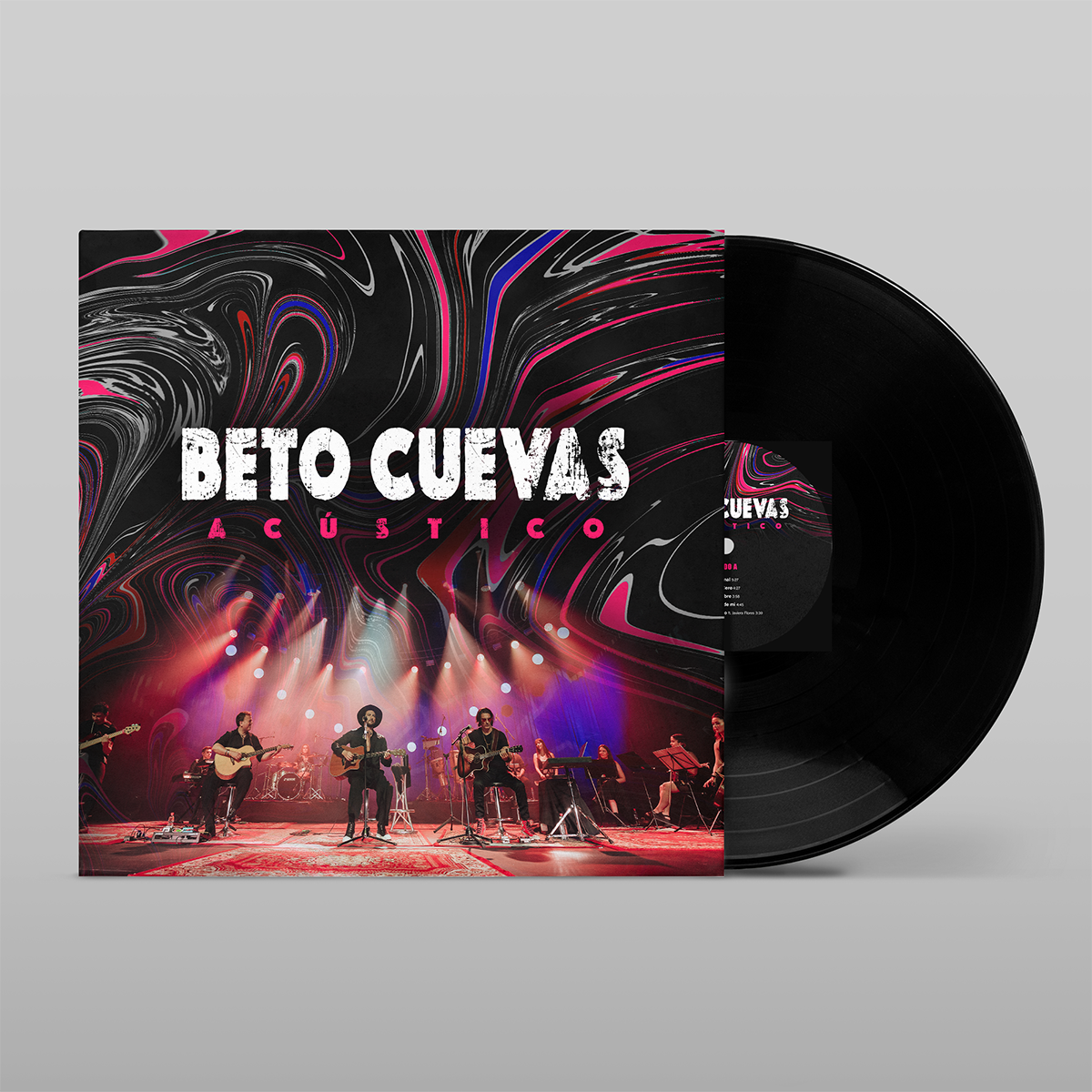 Vinilo Beto Cuevas Acústico - Negro - Edición CHILE 🇨🇱