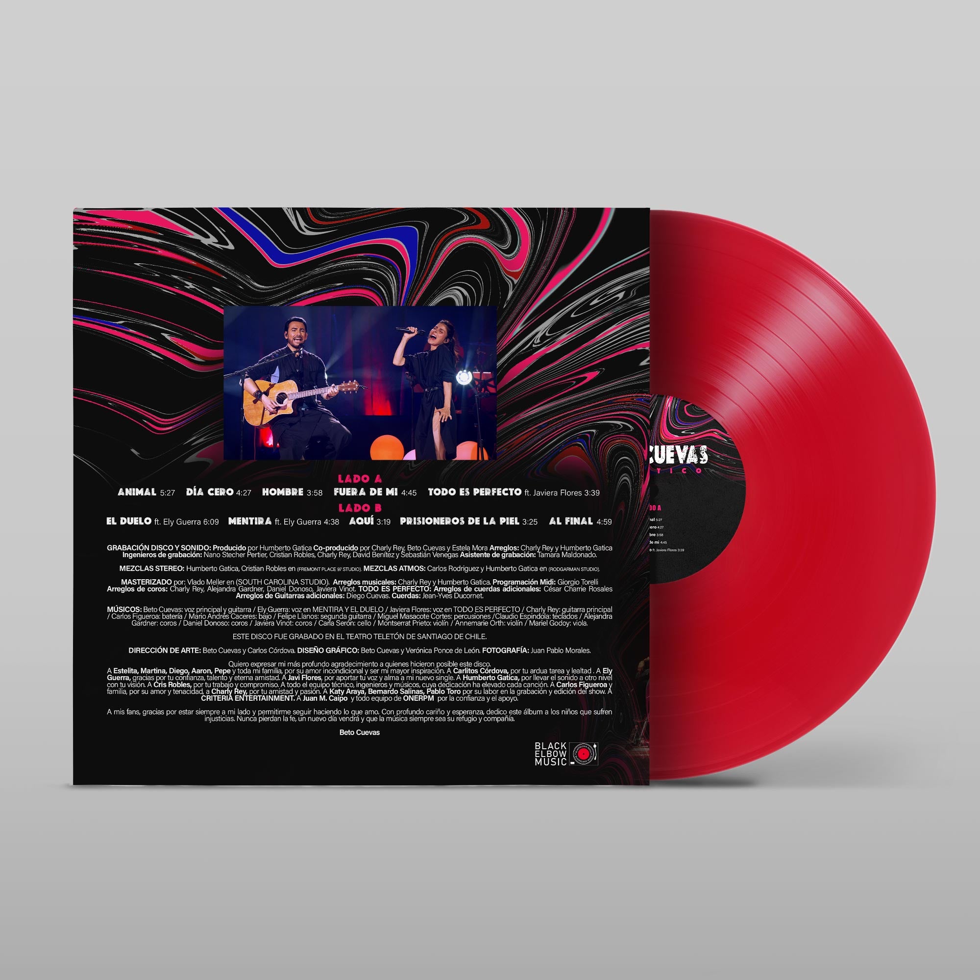 Vinilo Beto Cuevas Acústico - Rojo - Edición Especial CHILE 🇨🇱