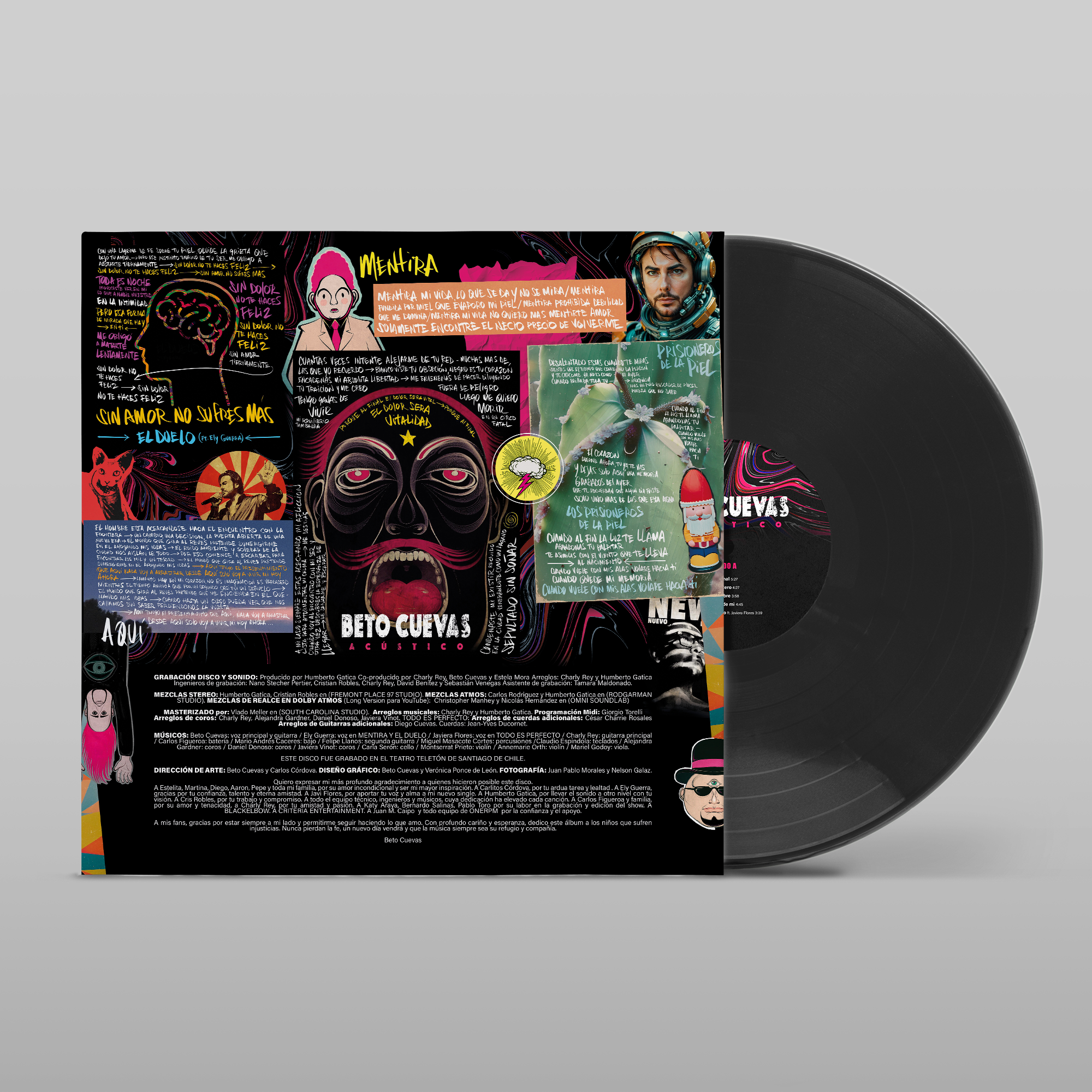 Vinilo Beto Cuevas Acústico - Negro - Edición MÉXICO 🇲🇽